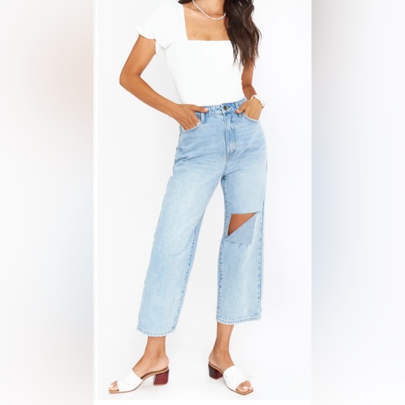 Show Me Your Mumu Sedona Straight Jean in Blue Haze - Picture 5 of 11